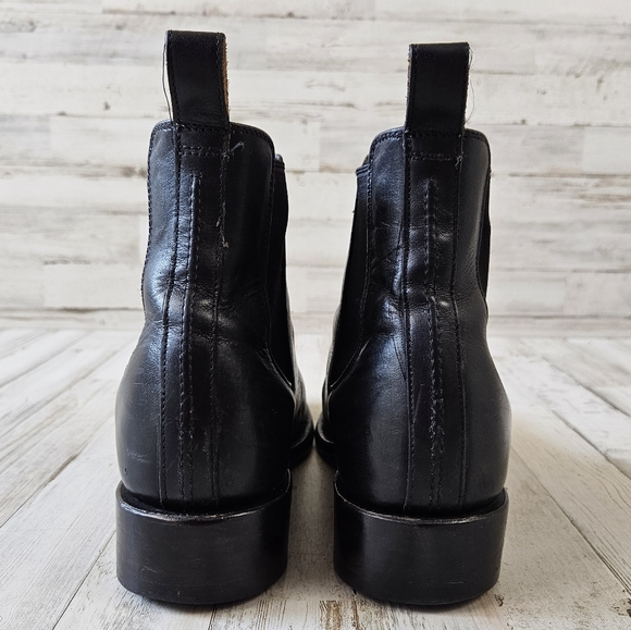 Freebird Black Leather Palmer Mens Boots - Picture 7 of 9